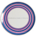 Round Melamine Dinner Plate with Logo (PT7248)